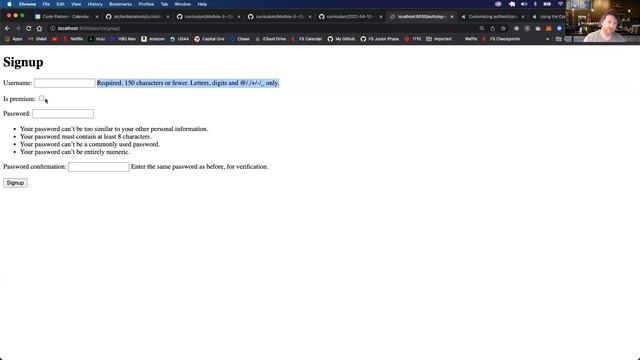 W15D1: Django User Authentication from Scratch (1 of 1) смотреть онлайн