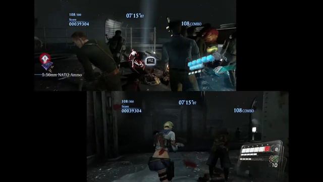 Mercenaries NO MERCY Splitscreen Rooftop S Rank 300 Combo RESIDENT EVIL 6 PS4 PRO 1080p смотреть онлайн