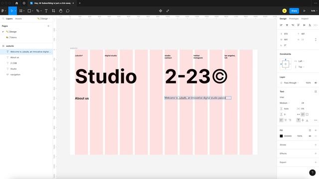 Designing an AI-Powered Digital Studio Landing Page UI Design in Figma | Speed Art Tutorial смотреть онлайн