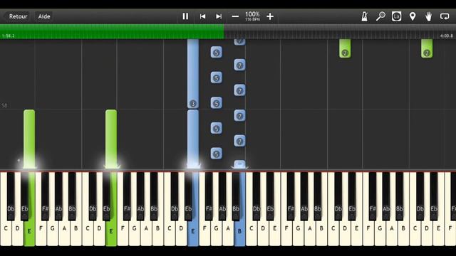Metamorphosis No.1 - Philipp Glass | Piano tutorial | Synthesia смотреть онлайн
