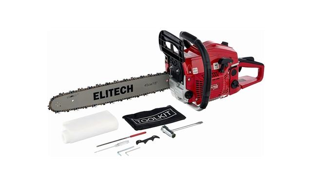 Бензопила ELITECH БП 45/18 смотреть онлайн