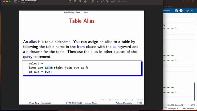 SAS - 6C - Proc SQL Combining Tables смотреть онлайн