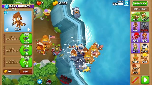 Flooded Valley CHIMPS Black Border Guide! Update 36.2 (Bloons TD6) (check pinned comment) смотреть онлайн