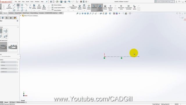 Mechanism Part 1 - 4 Bar Linkage Modeling & Simulation Video Tutorial SolidWorks смотреть онлайн