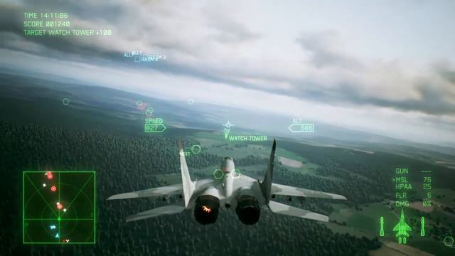 Ace Combat 7 PS4 Gameplay Mission 2 Charge the Enemy смотреть онлайн