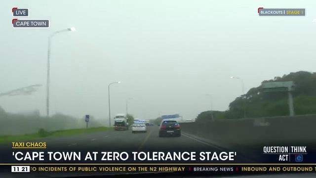 Taxi Chaos | 'Cape Town at zero tolerance stage' смотреть онлайн