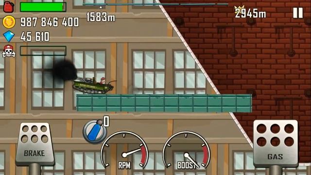 Hill Climb Racing: Passed the Challenge on 3 cars (Big Finger, SOR, Police Car) at the Factory. смотреть онлайн