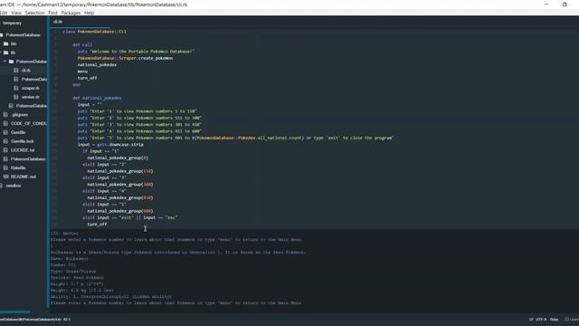 Portable Pokemon Database: Final CLI Project смотреть онлайн