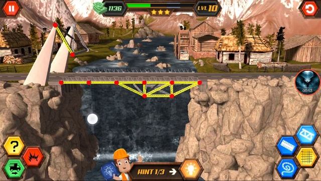 Bridge Construction Simulator Level 10 смотреть онлайн