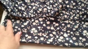 Как укоротить платье с оборкой быстро.