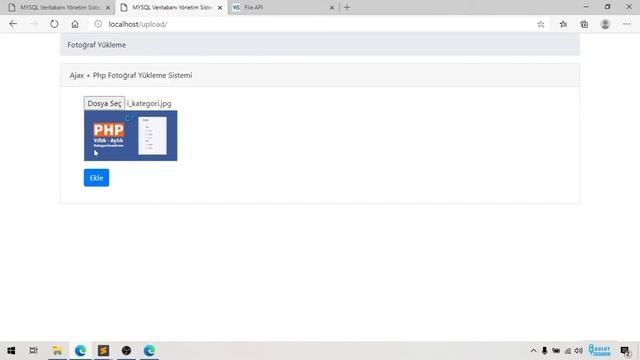 Ajax ve PHP ile Fotoğraf Yükleme | Bulutasarım смотреть онлайн