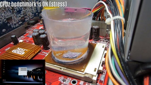 CPU without a heatsink ★ Athlon XP with direct water cooling ★ Cook with Athlon XP смотреть онлайн