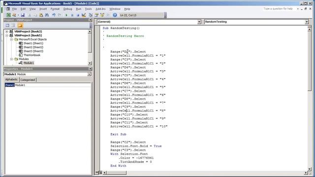 VBA Programming for Excel 2010 -- V1.06 - Editing a Macro in the Visual Basic Editor -- Free Beginn смотреть онлайн