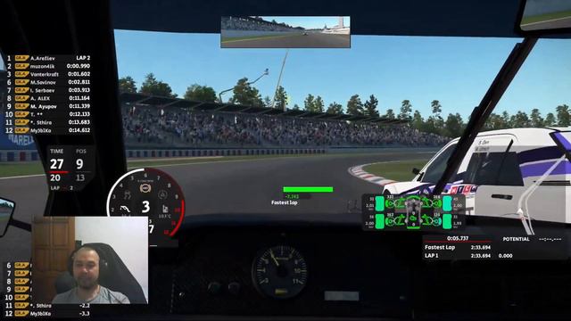 Лучшие Моменты PGT WTCM Hockenheimring #1 #Automobilista2 #ACC #MozaR5