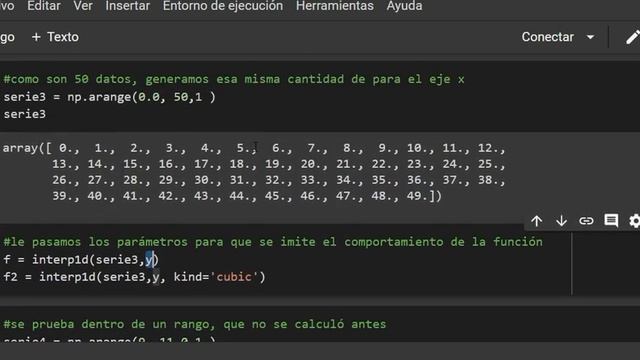 Interpolación con SciPy смотреть онлайн