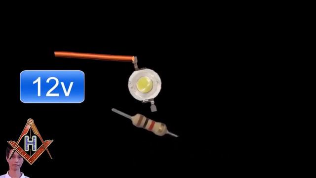 How to make a super bright 3 5V LED lamp !! Select resistor to use 12v battery Alf смотреть онлайн