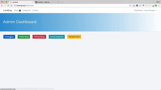 Laravel Blog Tutorial смотреть онлайн
