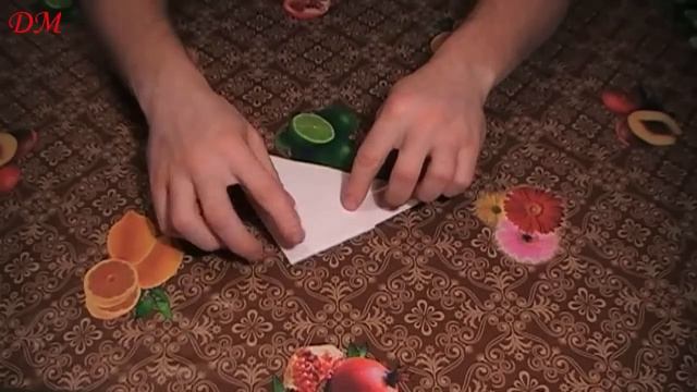 Как сделать БАБОЧКУ из бумаги. Бабочка оригами своими руками. Поделки из бумаги смотреть онлайн