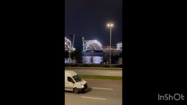 08.23г. Разводные мосты.Файр шоу.Ночная прогулка по Санкт Петербургу. смотреть онлайн