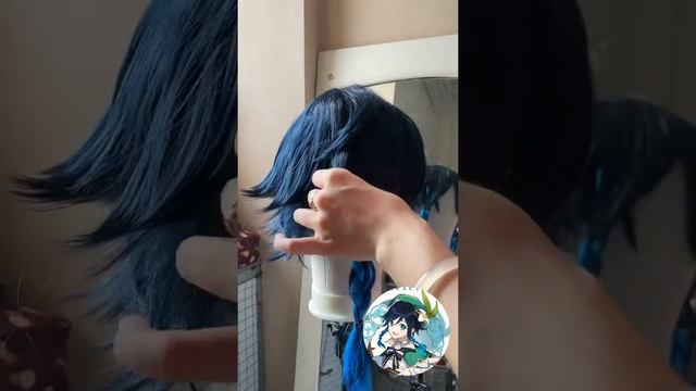 How i style wig - Venti genshin impact - Cosplay Tutorial смотреть онлайн