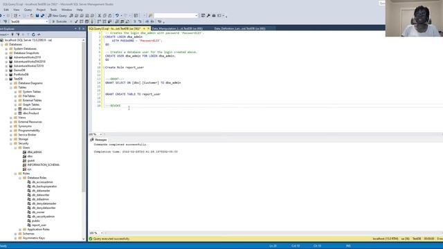 Learn SQL with Microsoft SQL Server | Data Control Language | Part 4 смотреть онлайн