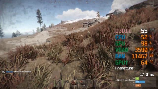 GeForce GTX 1650 -- Intel Core i3-9100F -- Rust FPS Test смотреть онлайн