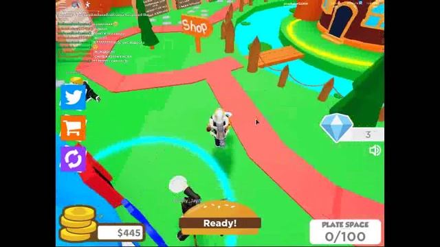 СИМУЛЯТОР БУРГЕРА в Роблоксе. ИГРАЮ С МОЕЙ ДЕВУШКОЙ.Roblox смотреть онлайн