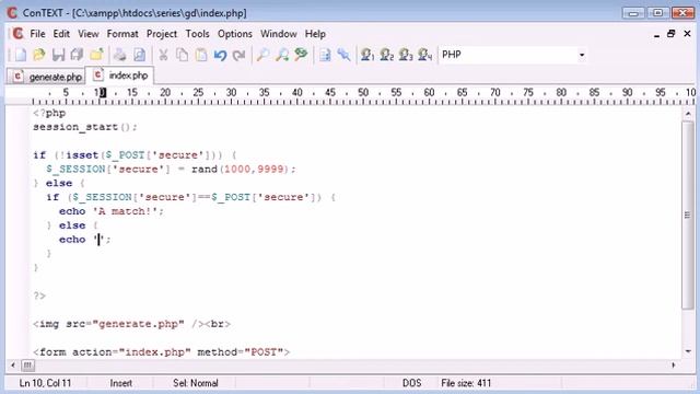 Creating Captcha Image Security Part 4 tutorial in PHP - MYSQL by For Student Organization смотреть онлайн