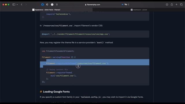 Laravel 10 & Filament - Custom Theme смотреть онлайн