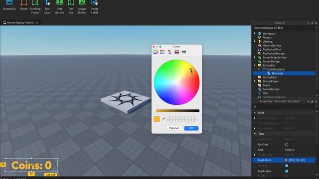 How to make a Coins Display - Roblox Studio смотреть онлайн