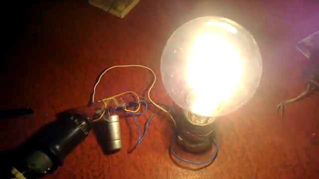 Плавный пуск лампы накаливания 500Вт. смотреть онлайн