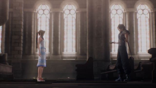 Zack Meets Aerith Scene 4K - Crisis Core Final Fantasy 7 Reunion смотреть онлайн