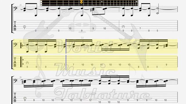 Dismember   Misanthropic BASS GUITAR TAB