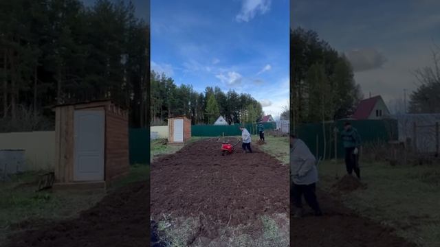 Вспашка мотоблоком Элитех сад 2022 смотреть онлайн