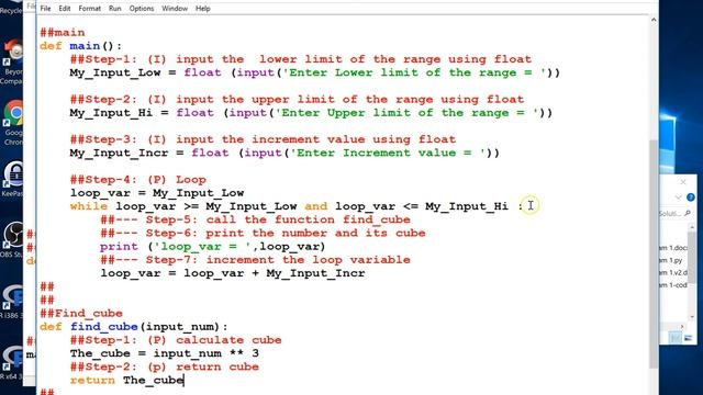 Python Programming - Find Cube of numbers in a range: Part-5 смотреть онлайн