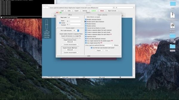 Import Minecraft world to blender (jmc2obj tutorial)