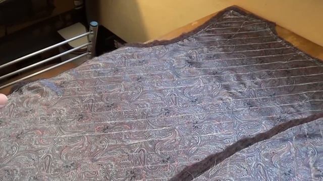 Как сделать стеганую подкладку смотреть онлайн