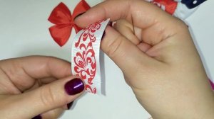 бантики малышки. мини бантики. повязка на голову. бантик из ленты 2.5см (1).mp4