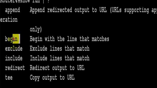 Cisco IOS - pipes смотреть онлайн