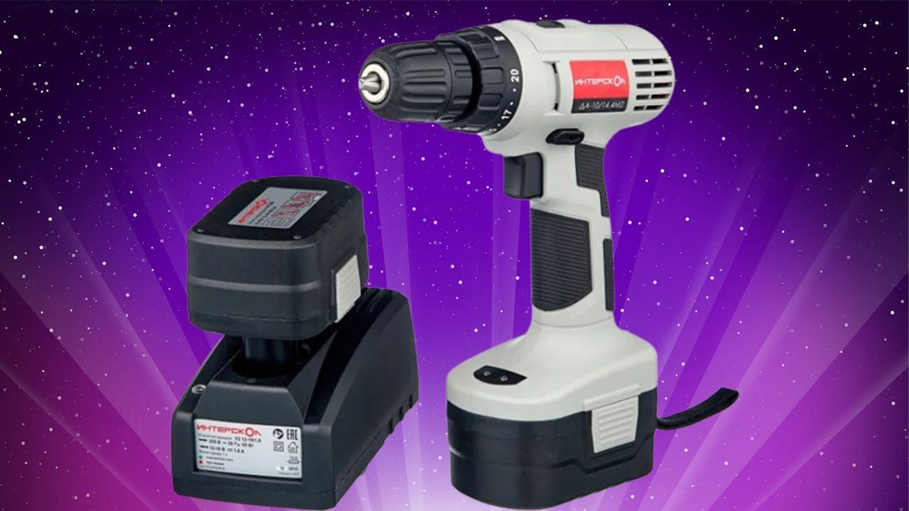 Шуруповёрт Интерскол ДА-10/12ЭР ДА-10/14,4М2 ДАУ-13/18ЭР Аккумуляторная дрель. Сравнение. Обзор смотреть онлайн