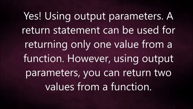Can you return multiple values from a function in C#? | C# Interview Questions смотреть онлайн