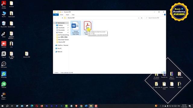 মাত্র ১ সেকেন্ডে Word থেকে PDF করার সহজ পদ্ধতি | How to Convert Word to PDF смотреть онлайн