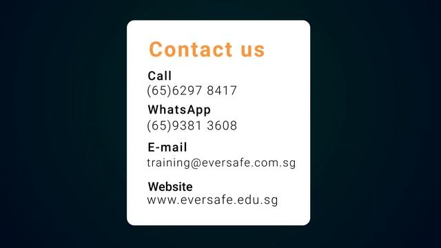 CERT First Aid Course (CFAC) - #eversafeacademy | #singapore | #safetytraining смотреть онлайн