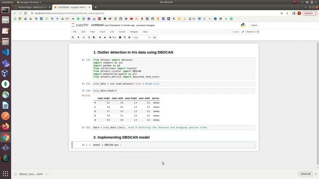 DBSCAN Outlier Detection in Python on Iris Dataset смотреть онлайн