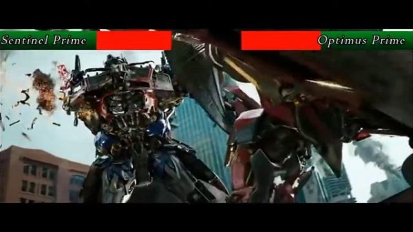 Optimus prime vs Sentinel prime
