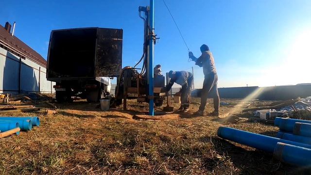 Мы смогли ,но какими усилиями.Я обещал выложить это видео.#буровоедело#бурение#скважина смотреть онлайн