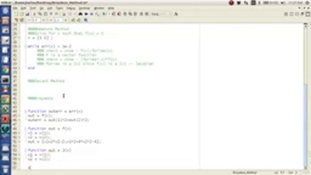 MATLAB Help - Broydens Method смотреть онлайн