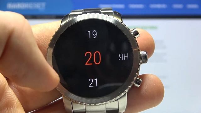 Смена даты и времени на FOSSIL Gen 3 Explorist / Как поменять время и дату на FOSSIL Gen 3?