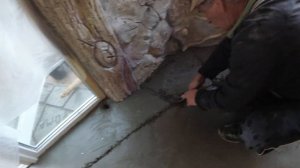 как сделать  полы в  беседке в  виде  декоративного  камня. арт бетон. мастер  класс