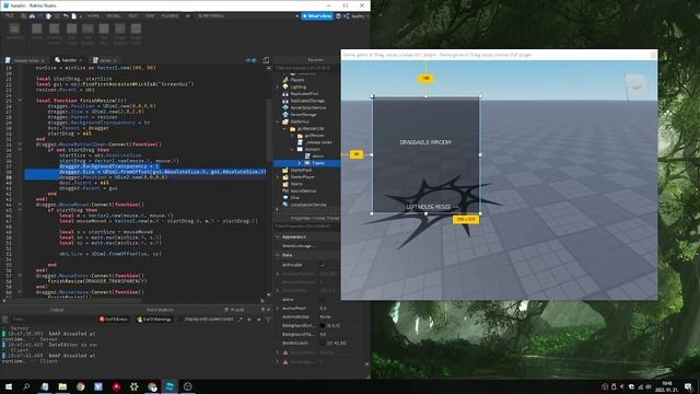▶ Draggable & Resizable GUI in Roblox Studio (easy 'how to' script tutorial code for beginners) смотреть онлайн